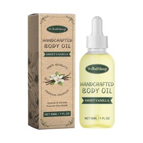 WoodSleep Sweet Vanilla Handcrafted Oil, Skin Barrier To Dry Itchy Red Moist Hydrating Essence Oil