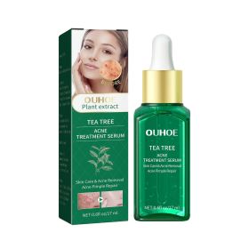 OUHOE Tea Tree Oil Acne Serum, Acne, Clear Acne, Skin, Lighten Acne Printing Face Essence