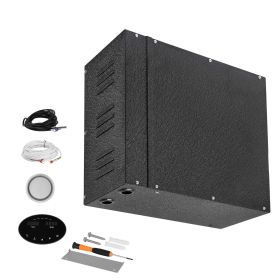 Steam Generator, 6 kW Steam Shower System with Controller for Home Sauna Bath Spa, Commercial Auto Drain Kit with Overheat