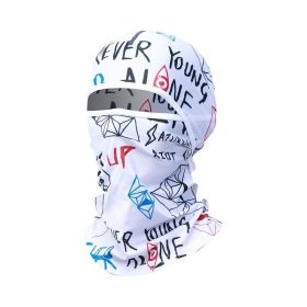 Summer Ice Silk Sun Protection Mask Men's Head Cover Full Face Fishing Sun Protection Scarf (Option: TLB402-Free Size)